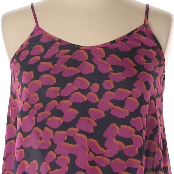 MM Couture by Miss Me Sheer Leopard Animal Print Tank Top - Picture 4 of 11